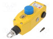 Safety switch: rope; NC x2 + NO; ER5018; -25÷80°C; IP67; yellow OMRON