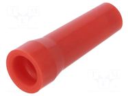 Accessories: strain relief; 4÷4.4mm; red; 0B LEMO