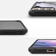 Ringke Fusion X Design durable PC Case with TPU Bumper for Samsung Galaxy S21+ 5G (S21 Plus 5G) black (Routine) (XDSG0054), Ringke