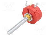 Potentiometer: shaft; single turn; 1kΩ; 2W; ±10%; 6mm; Shaft: smooth AB Elektronik