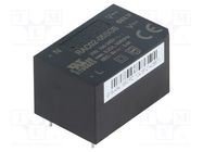 Converter: AC/DC; 2W; 85÷264VAC; 5VDC; Iout: 400mA; 63%; RAC02-GB 