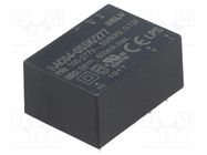 Converter: AC/DC; 4W; 80÷305VAC; Usup: 110÷390VDC; Uout: 5VDC; 76% RECOM