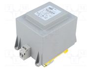 Transformer: encapsulated; 120VA; 230VAC; 12V; 10A; IP00; A: 89.8mm INDEL