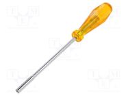 Screwdriver; 6-angles socket; HD Classic; Blade length: 130mm C.K