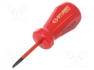 Screwdriver; insulated,slim; slot; SL 4; Blade length: 46mm; 1kVAC C.K