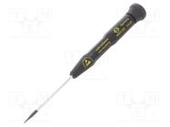 Screwdriver; slot; precision; SL 0,8; ESD; PRECISION C.K