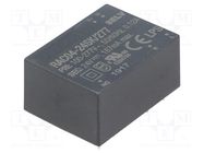 Converter: AC/DC; 4W; 80÷305VAC; Usup: 110÷390VDC; Uout: 24VDC; 80% RECOM