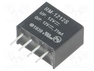 Converter: DC/DC; 0.25W; Uin: 10.8÷13.2V; Uout: 12VDC; Iout: 21mA RECOM