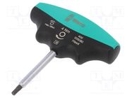 Screwdriver; hex key; torque; HEX 4mm; Blade length: 60mm; 4Nm WERA