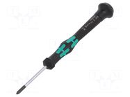 Screwdriver: precision; Phillips; PH0; Blade length: 40mm WERA