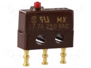 Microswitch SNAP ACTION; 7A/250VAC; without lever; SPDT; Pos: 2 HONEYWELL