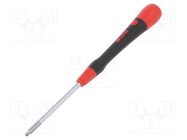 Screwdriver; hex key,spherical; precision; HEX 7/64" WIHA