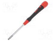 Screwdriver; hex key,spherical; precision; HEX 9/64" WIHA