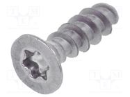 Screw; for plastic; 2.5x8; Head: countersunk; Torx®; TX08; BN 2043 BOSSARD