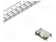 Switch: slide; Pos: 2; DPDT; 0.3A/4VDC; ON-ON; SMT; Leads: curved Nidec Copal Electronics