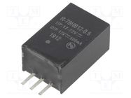 Converter: DC/DC; 6W; Uin: 17÷72V; Uout: 12VDC; Iout: 0.5A; SIP3; PCB RECOM