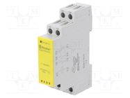 Module: safety relay; 24VDC; OUT: 3; for DIN rail mounting; 7S FINDER