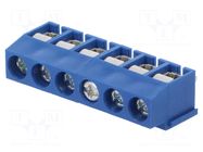 Connector: PCB terminal block; terminal; 8A; 300V; angled 90° ECE