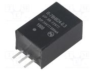 Converter: DC/DC; 12W; Uin: 36÷72V; Uout: 24VDC; Iout: 0.3A; SIP3; PCB RECOM