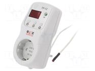 Module: regulator; digital; temperature; Temp: -10÷45°C; IP30; 16A NOVATEK ELECTRO