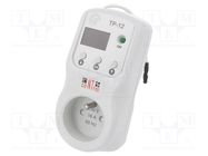 Module: regulator; digital; temperature; Temp: -10÷45°C; IP30; 16A NOVATEK ELECTRO