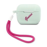 Guess GUACAPLSVSBF AirPods Pro cover blue fuchsia/blue fuschia Silicone Vintage, Guess