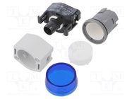 Control lamp; 22mm; OptoHiT; -40÷55°C; Ø22.3mm; IP65; blue EAO