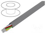 Wire; Alpha Essential C&C; 8x18AWG; unshielded; 300V; 305m; Cu ALPHA WIRE