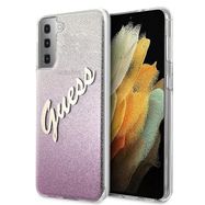 Guess GUHCS21MPCUGLSPI S21+ G996 pink/pink hardcase Glitter Gradient Script, Guess