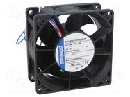 Fan: DC; axial; 24VDC; 80x80x38mm; 220m3/h; 71dBA; ball; 14000rpm EBM-PAPST