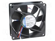 Fan: DC; axial; 24VDC; 80x80x25mm; 69m3/h; 32dBA; ball; 3100rpm EBM-PAPST