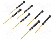 Kit: alignment tools; slot; ESD; 7pcs. C.K