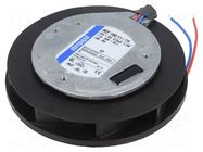 Fan: DC; radial; 12VDC,24VDC; Ø100x25mm; 85m3/h; 66dBA; ball EBM-PAPST