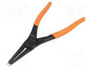 Pliers; for circlip; external; 40÷100mm; Pliers len: 215mm BAHCO