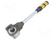 Wrench: rattle; 1/2"; Koloss; 341mm; Teeth: 60; Kit: soft case WERA