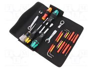 Kit: general purpose; 15pcs. WERA