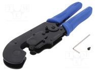 Tool: for crimping; insulated terminals,solder sleeves; 243mm BEX