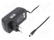 Power supply: switching; mains,plug; 12VDC; 2A; 24W; Plug: EU; 86% CELLEVIA POWER