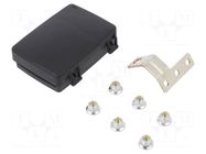 Case; screw,push-in; black; Kit: housing; MIDIVAL MTA