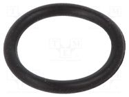 O-ring gasket; NBR caoutchouc; Thk: 1mm; Øint: 7mm; black ORING USZCZELNIENIA TECHNICZNE