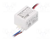 Power supply: switching; LED; 3W; 3÷9.5VDC; 500mA; 90÷264VAC; IP66 RECOM