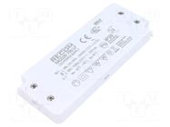 Power supply: switching; LED; 20W; 2÷31VDC; 700mA; 198÷264VAC; IP20 RECOM