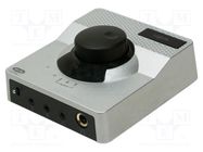 External audio amplifier; black and silver; USB 2.0 LOGILINK