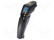 Infrared thermometer; -30÷400°C; -50÷500°C; Opt.resol: 12: 1; ABS TESTO