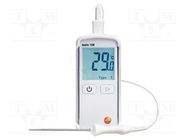 Meter: temperature; digital; LCD; -50÷300°C; Resol: 0.1°C; IP67 TESTO