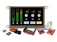 Dev.kit: with display; LCD TFT; Resolution: 480x272; uC: DIABLO16 4D Systems