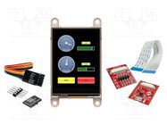 Dev.kit: with display; LCD TFT; GEN4; Resolution: 240x320; 32kBRAM 4D Systems