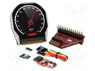 Dev.kit: with display; socket for microSD cards,I/O x16; 5VDC 4D Systems