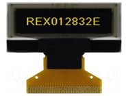 Display: OLED; graphical; 1.04"; 128x32; Dim: 33.4x14.5x1.65mm RAYSTAR OPTRONICS