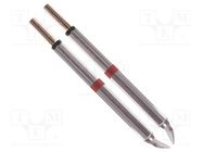 Tip; bent chisel; 1.78mm; 420÷475°C; for hot tweezers; 2pcs. THERMALTRONICS